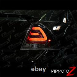 06-13 Chevy Impala OLED Plasma Light Tube Black Clear LED Tail Brake Signal Lamp