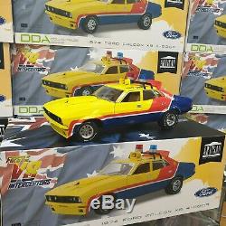 118 Yellow Police MFP Ford XB Falcon 1st of the V8 Interceptors Mad Max Model
