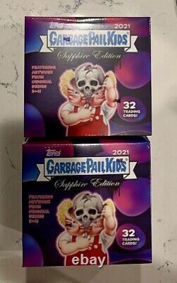 2021 Topps Garbage Pail Kids GPK Sapphire Edition Factory Sealed Box (Lot of 2)