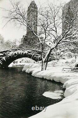 Alfred Eisenstaedt -cental Park New York 1959- Photo Gelatin Silver Print Signed