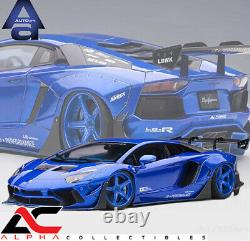 Autoart 79183 118 Lamborghini Aventador Liberty Walk Lb-works (blue)