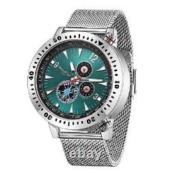 Automatic Mens Branded Watch Vantage Timer Teal Limited Edition Swan & Edgar