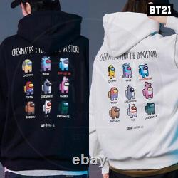 BTS BT21 Official Goods AMONG US LIMITED EDITION Crewmate Hoodie T-shirts + TR#