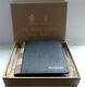 Burberry Bifold Wallet 100% Authentic Grainy Leather And House Check Men's Black