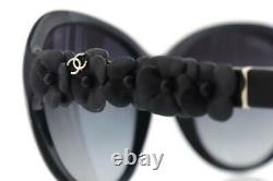 CHANEL sunglasses Limited Edition 5316-Q c501/S8 Black Camellia Womens