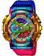 Casio G-Shock GM110RB-2A Analog-Digital Metal-Resin Rainbow Watch