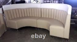 Circle Restaurant Dining Booth Bench Seating available in any colour or size