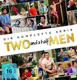 DVD-Box TWO AND A HALF MEN DIE KOMPLETTE SERIE (Staffel 1-12) 40 DVDs NEU