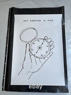 David Shrigley Any Direction Is Fine Limited Edition of 250