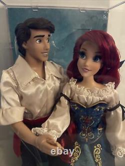 Disney Designer Fairytale Couple Ariel And Eric Doll Set Limited Edition
