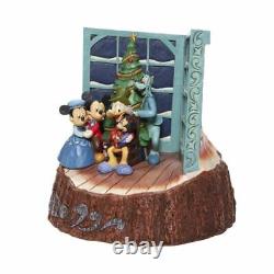 Disney Mickey Mouse Christmas Carol Carved by Heart Figurine