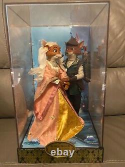 Disney store fairytale designer limited edition doll Robin Hood and maid Marion