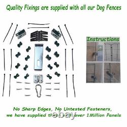 Dog Pet Fence Folding Barrier by FLEXIPANEL Fencing Garden Expanding Gate Pen 1M