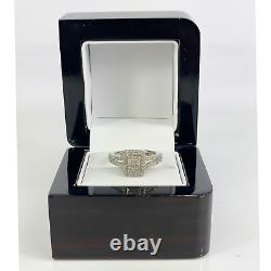Dubai Marine Natural Diamond Shoulder Set Cluster Ring Limited Edition