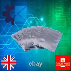 ESD Bag Metallic Shielding Resealable Zip seal Anti static Bag Various Sizes UK
