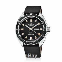 Edox 88004 3 NIN Men's Delfin Black Automatic Watch