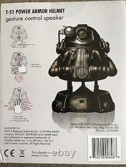 Fallout 76 T-51 Power Armor Helmet Gesture Control Speaker Ltd Edition