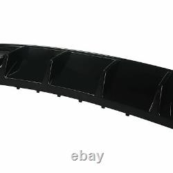 For Mercedes A Class W176 Amg A45 Look Rear Diffuser Tailpipes Gloss Black 12-18