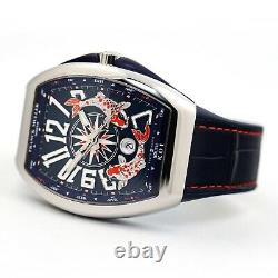 Franck Muller Automatic Vanguard KOI Wristwatch V45 YT SC DT AC BL Limited