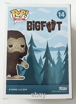 Funko Pop #14 Myths Flocked Bigfoot, Limited Edition 3000, Spring Con Sticker