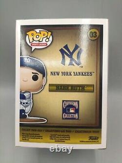 Funko Pop Babe Ruth 2019 New York Comic con Exclusive #03 Limited Edition