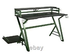 Gaming Desk Computer Office Desks Writing Table Green Camouflage Limited Edition