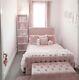 Girls Florida Diamante Pink Plush Bespoke Bed Frame & 9 Mattress FREE DELIVERY
