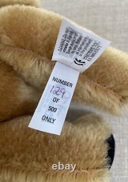HARRODS Ltd. Edition MILLENNIUM Merrythought 2000 Jointed Mohair Bear 129 of 500