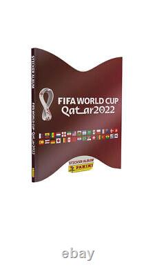 Hardcover Panini Album Fifa World Cup Qatar 2022 + 100 Packs Of Stickers
