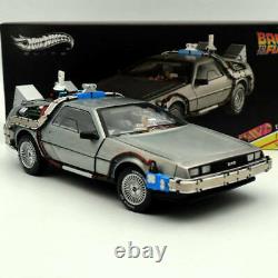 Hot Wheels 1/18 Elite Back To The Future Time Machine Diecast Car Edition BCJ97