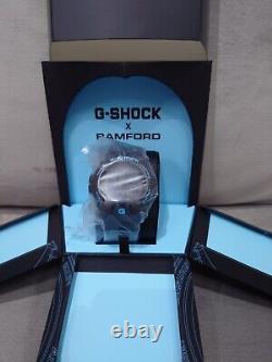 IN HAND Casio G-Shock X Bamford DW-6900BWD-1ER Triple Blue Limited Edition Watch
