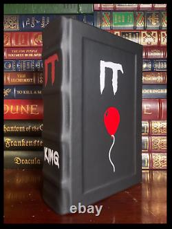 IT by Stephen King New Custom Hand Leather Bound Deluxe Gift Hardcover with Ribbon