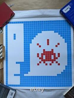 Invader Alert Special Edition (Cyan / Magneta) Print SOLD OUT