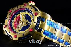 Invicta 39mm Limited Edition DC Comics WONDER WOMAN Bolt 18k Gold Plated Watch