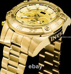 Invicta Men STAR WARS Ltd Ed C-3PO Chronograph 18K Gold Plated Dial Reloj Watch
