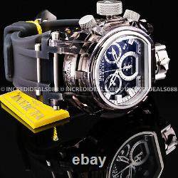 Invicta Mens Bolt Zeus Magnum Anatomic Chronograph Black Silver Watch with4 Strap