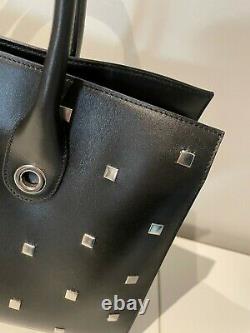 Jimmy Choo Riley Black Studded Leather Limited Edition Handbag Brand New