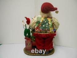 Karen Didion Limited Edition All the Trimmings Santa, Lighted, NEW, RARE, #14B