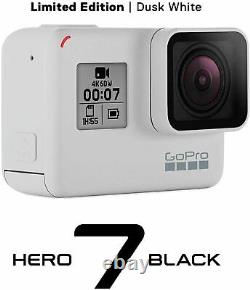 LIMITED EDITION GoPro HERO7 Black Action Camera Waterproof 4K Dusk White NEW