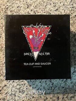 Lady Gaga Workshop At Barney's New York Tea Cup And Saucer Limited Edition NEW