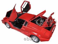 Lamborghini Countach 25th Anniversary Edition Red 1/18 Model By Autoart 74534