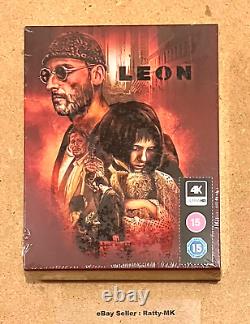 Leon Uk Zavvi Exclusive 4k + Blu Ray Collector's Edition Steelbook New