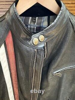 Limited Edition Belstaff Leather Motorcycle Jacket -L