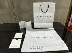 MARC JACOBS Logo Strap Snapshot FRENCH GREY MULTI Small Camera Bag 100% AUTHENTI