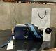 MARC JACOBS Snapshot Logo Strap NEW BLUE SEA MULTI Small Camera Bag 100% Authent