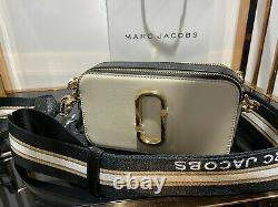 MARC JACOBS Snapshot NEW CLOUD WHITE MULTI Small Camera Bag 100% AUTHENTIC & NEW