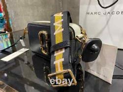 MARC JACOBS Snapshot New Black Multi Small Camera Bag Crossbody 100% Genuine NEW
