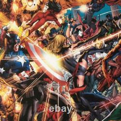 MARVEL Comics Limited Edition New Avengers (4) Numbered Canvas Art