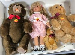 Margaret's Steiff Goldilocks and the 3 bears Vintage Limited Edition 1993 NIB