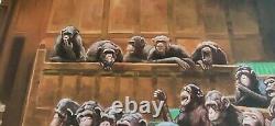 Mason Storm Banksy Monkey Parliament II limited edition print- Signed/COA
